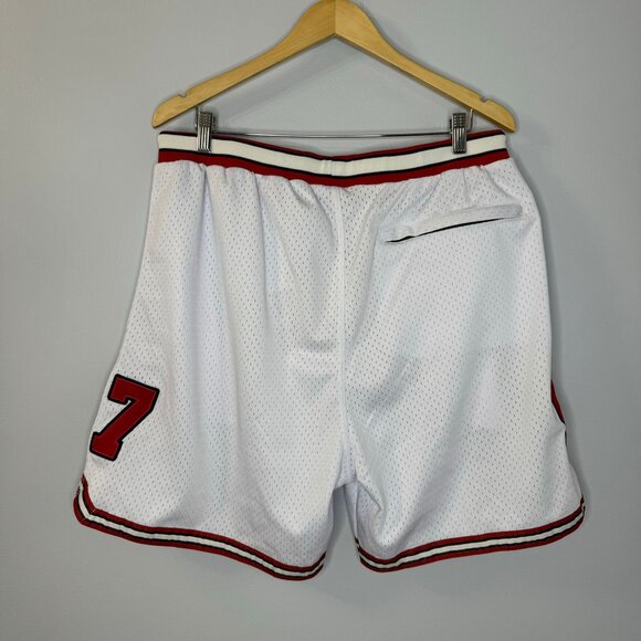 SNKR HEAD Cut & Sew Party & Bullsh*t White Zipper Pocket Shorts - Picture 9 of 9